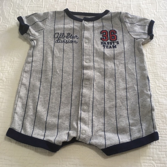 3m (6/$20) Striped Summer Rompers - Picture 6 of 10